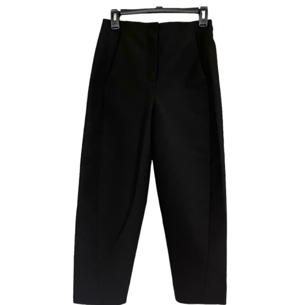 COS Black Barrel Leg Pants